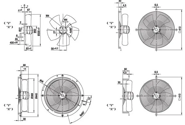 Габаритные размеры W6E330-CP02-30